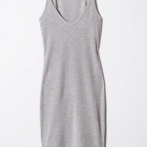 Aritzia Community Light Grey Bodycon Dress